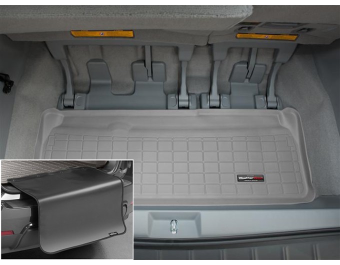 Коврик с защитой WeatherTech Grey для Toyota Sienna (mkIII)(trunk behind 3 rows) 2010-2020, цена: 11 284 грн.