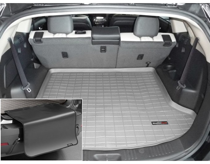 Коврик с защитой WeatherTech Grey для Kia Sorento (mkII)(3 rows)(trunk behind 2 row) 2011-2015, цена: 11 853 грн.