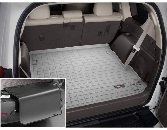 Коврик с защитой WeatherTech Grey для Toyota Land Cruiser Prado (J150)(5 door)(3 rows); Lexus GX (mkII)(three-zone climate)(3 rows)(trunk behind 2 row) 2009→, цена: 13 012 грн.