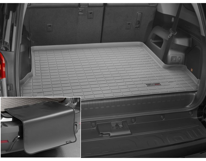Коврик с защитой WeatherTech Grey для Toyota 4Runner (mkV)(3 rows)(no Cargo Deck)(trunk behind 2 row) 2009→, цена: 12 432 грн.