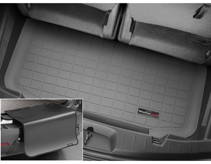 Коврик с защитой WeatherTech Grey для Ford Explorer (mkV); Lincoln MKT (mkI)(trunk behind 3 row) 2011-2019, цена: 11 853 грн.