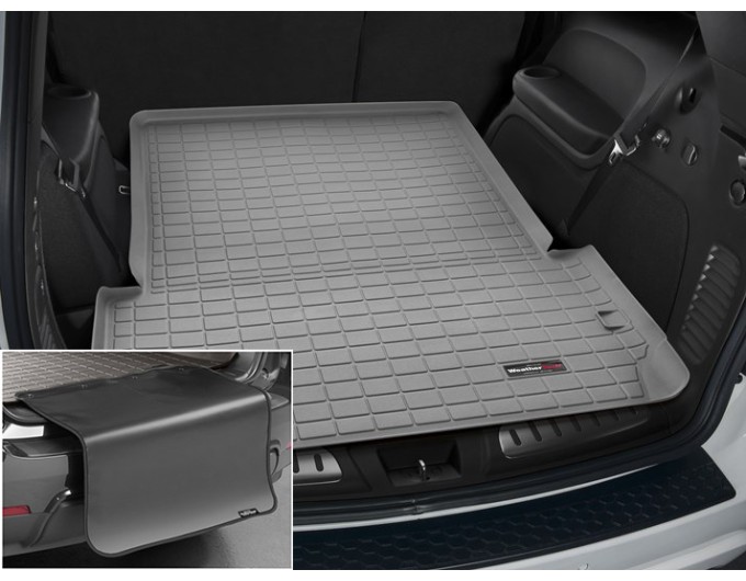 Коврик с защитой WeatherTech Grey для Dodge Durango (mkIII)(trunk behind 2 row) 2011→, цена: 13 012 грн.