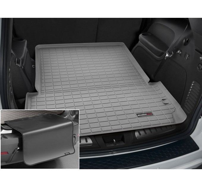 Коврик с защитой WeatherTech Grey для Dodge Durango (mkIII)(trunk behind 2 row) 2011→, цена: 9 324 грн.