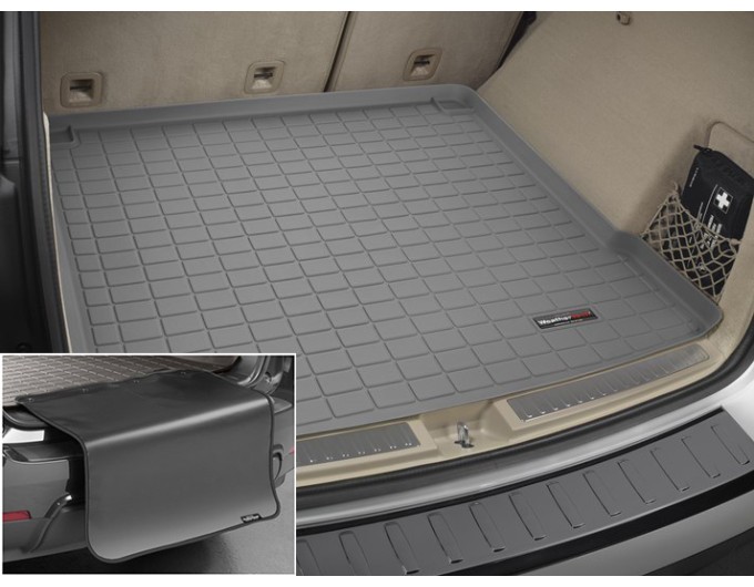 Коврик с защитой WeatherTech Grey для Mercedes-Benz GLE/ML-Class (W166)(not hybrid)(trunk behind 2 row) 2011-2019, цена: 13 012 грн.