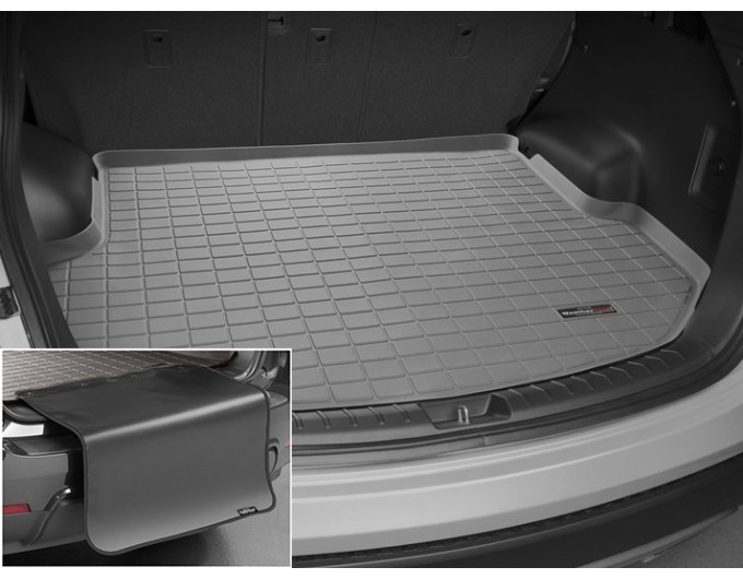Коврик с защитой WeatherTech Grey для Hyundai Santa Fe (mkIII)(2 rows)(trunk behind 2 row) 2013-2018, цена: 12 432 грн.