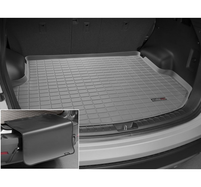 Коврик с защитой WeatherTech Grey для Hyundai Santa Fe (mkIII)(2 rows)(trunk behind 2 row) 2013-2018, цена: 11 665 грн.
