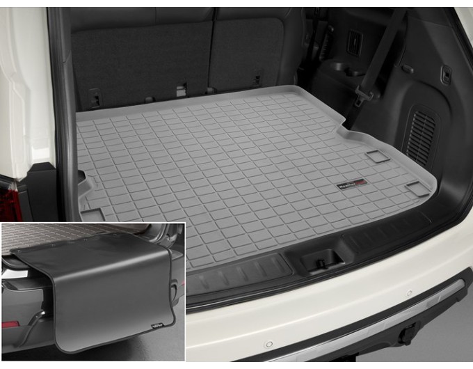 Коврик с защитой WeatherTech Grey для Nissan Pathfinder (mkIV); Infiniti QX60 / JX (mkI)(trunk behind 2 row) 2010→, цена: 12 432 грн.