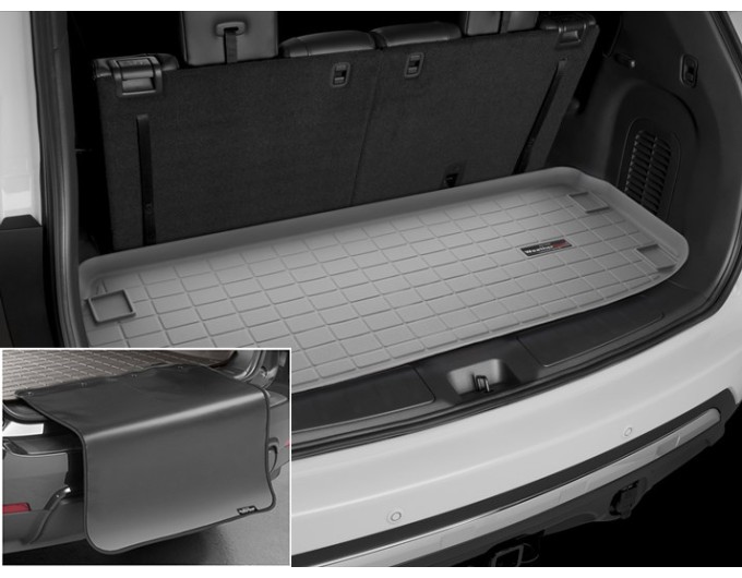 Коврик с защитой WeatherTech Grey для Nissan Pathfinder (mkIV); Infiniti QX60 / JX (mkI)(trunk behind 3 row) 2010→, цена: 11 853 грн.
