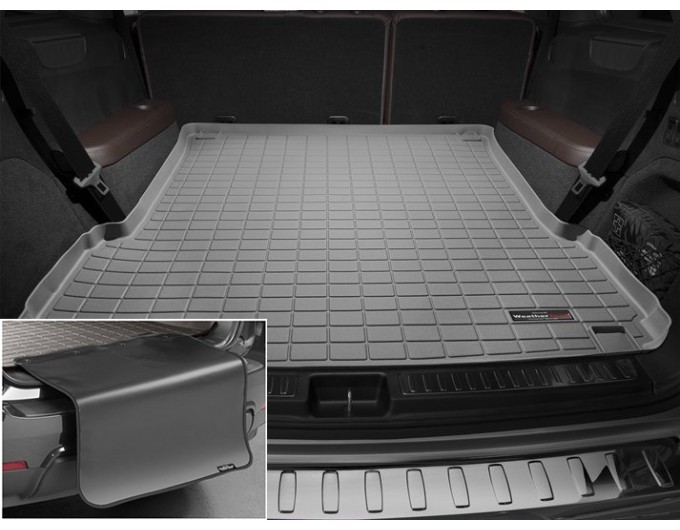 Коврик с защитой WeatherTech Grey для Mercedes-Benz GLS/GL-Class (X166)(trunk behind 2 row) 2012→, цена: 13 012 грн.