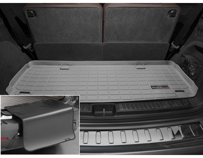 Коврик с защитой WeatherTech Grey для Mercedes-Benz GLS/GL-Class (X166)(trunk behind 3 row) 2012→, цена: 11 853 грн.