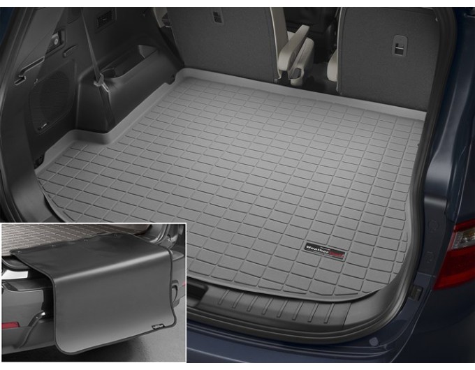 Коврик с защитой WeatherTech Grey для Hyundai Grand Santa Fe (mkIII)(trunk behind 2 row) 2013-2018, цена: 12 432 грн.