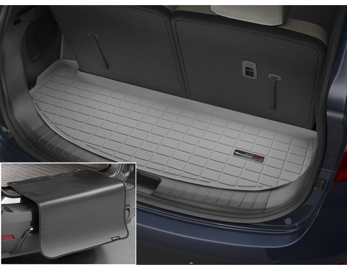 Коврик с защитой WeatherTech Grey для Hyundai Grand Santa Fe (mkIII)(trunk behind 3 row) 2013-2018, цена: 11 284 грн.