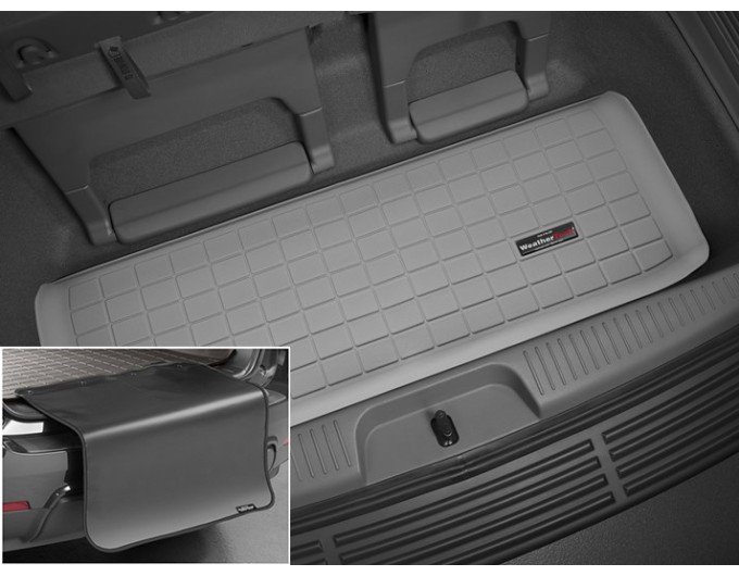 Коврик с защитой WeatherTech Grey для Kia Carnival (mkII)(trunk behind 3 row) 2006-2012, цена: 11 284 грн.