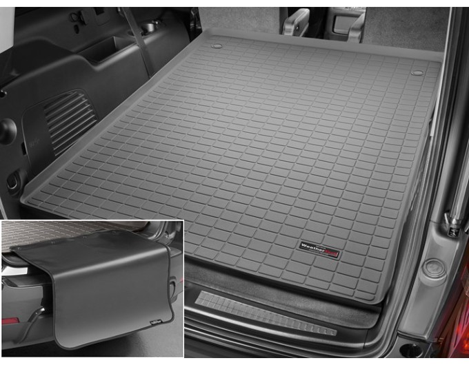 Коврик с защитой WeatherTech Grey для Cadillac Escalade ESV (mkIII); Chevrolet Suburban (mkXI)(trunk behind 2 row) 2015→, цена: 13 012 грн.