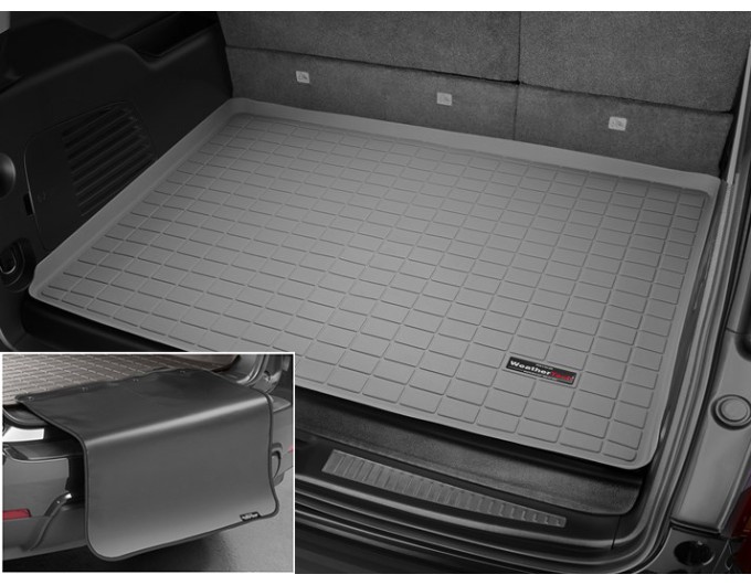 Коврик с защитой WeatherTech Grey для Cadillac Escalade ESV (mkIII); Chevrolet Suburban (mkXI)(trunk behind 3 row) 2015→, цена: 12 432 грн.