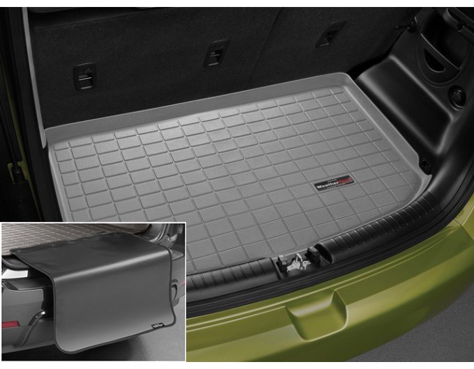 Коврик с защитой WeatherTech Grey для Kia Soul (mkII)(electric & not electric)(trunk) 2014-2019, цена: 11 284 грн.