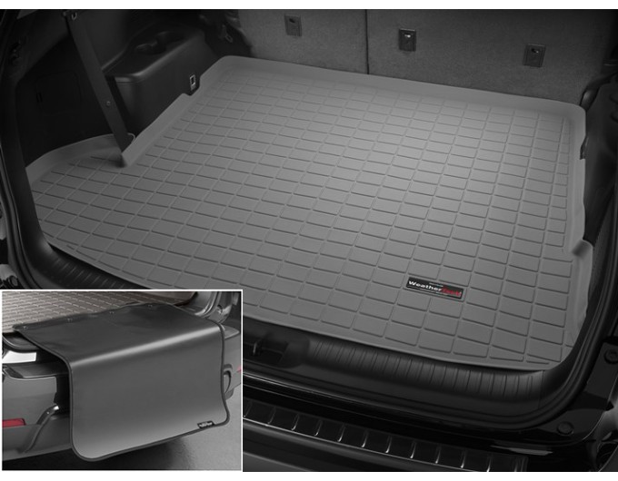 Коврик с защитой WeatherTech Grey для Toyota Highlander (mkIII)(no Vacuum System)(trunk behind 2 row) 2013-2019, цена: 12 432 грн.