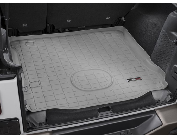 Коврик WeatherTech Grey для Jeep Wrangler (JK)(unlimited)(5 door)(trunk behind 2 row) 2015-2018, цена: 6 625 грн.
