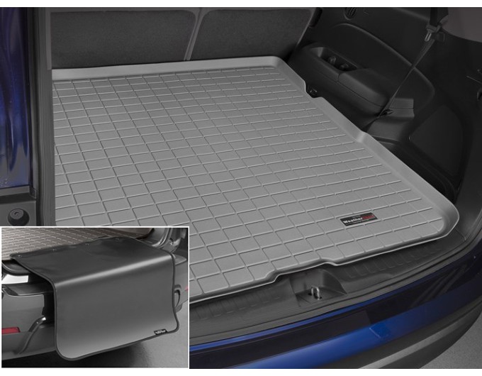 Коврик с защитой WeatherTech Grey для Honda Pilot (mkIII)(trunk behind 2 row) 2016→, цена: 12 432 грн.