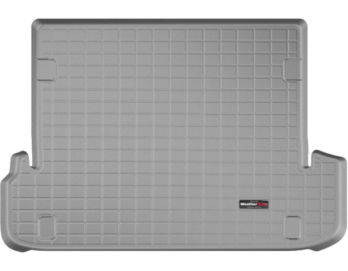 Коврик WeatherTech Grey для Toyota Land Cruiser Prado (J150)(5 door)(3 rows); Lexus GX (mkII)(dual-zone climate)(3 rows)(trunk behind 2 row) 2009→, цена: 7 290 грн.