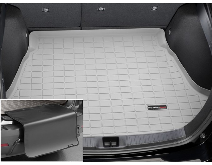 Коврик с защитой WeatherTech Grey для Toyota Prius (mkIV)(no spare tire)(trunk) 2015→, цена: 12 432 грн.