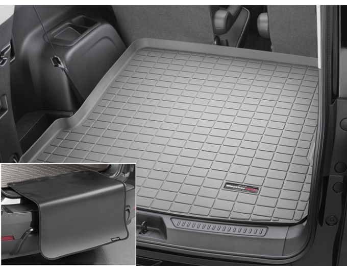 Коврик с защитой WeatherTech Grey для GMC Acadia (mkII)(3 rows)(not All-Terrain)(trunk behind 2 row) 2017→, цена: 12 432 грн.