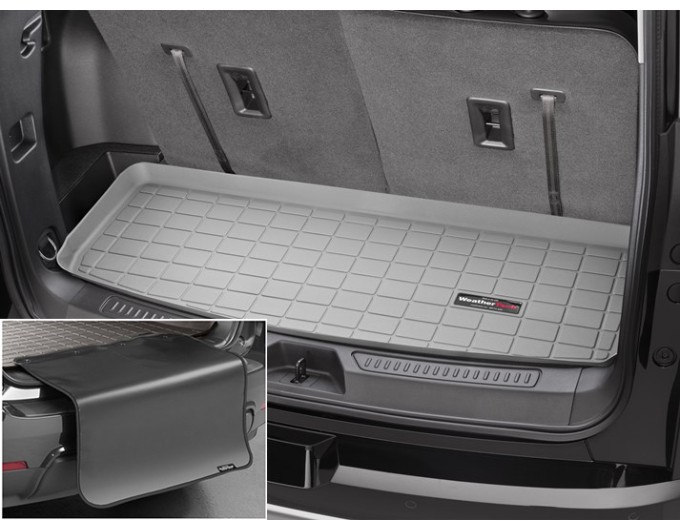 Коврик с защитой WeatherTech Grey для Cadillac XT6 (mkI)(trunk behind 3 row) 2019→; GMC Acadia (mkII)(3 rows)(not All-Terrain)(trunk behind 3 row) 2017→, цена: 11 284 грн.