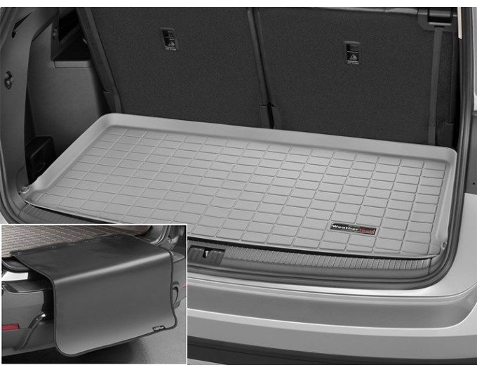 Коврик с защитой WeatherTech Grey для Volkswagen Atlas (mkI)(trunk behind 3 row) 2017→, цена: 11 853 грн.