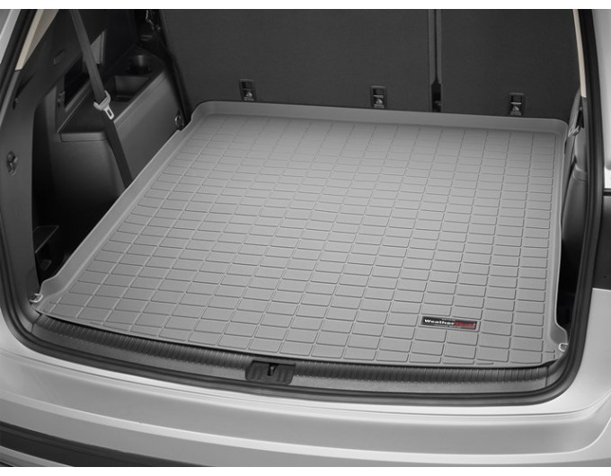 Коврик WeatherTech Grey для Volkswagen Atlas (mkI)(trunk behind 2 row) 2017→, цена: 7 732 грн.