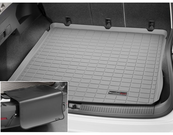 Коврик с защитой WeatherTech Grey для Volkswagen Tiguan Allspace (mkII)(5 seats)(trunk behind 2 row) 2016→, цена: 11 853 грн.