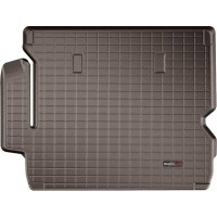 Коврик WeatherTech Choco для Land Rover Discovery (mkV)(7 seats)(2 zone climate control)(trunk behind 2 row) 2017→
