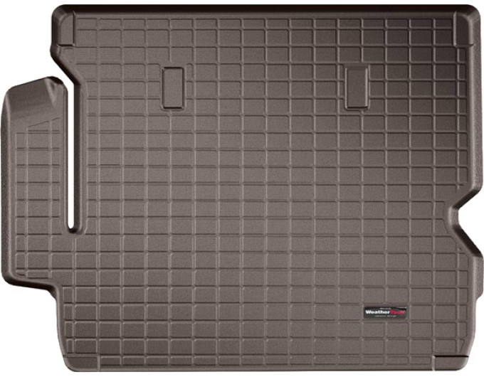Коврик WeatherTech Choco для Land Rover Discovery (mkV)(7 seats)(2 zone climate control)(trunk behind 2 row) 2017→, цена: 7 732 грн.