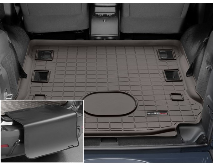 Коврик с защитой WeatherTech Choco для Jeep Wrangler (JK)(trunk behind 1 row) 2015-2018, цена: 11 853 грн.