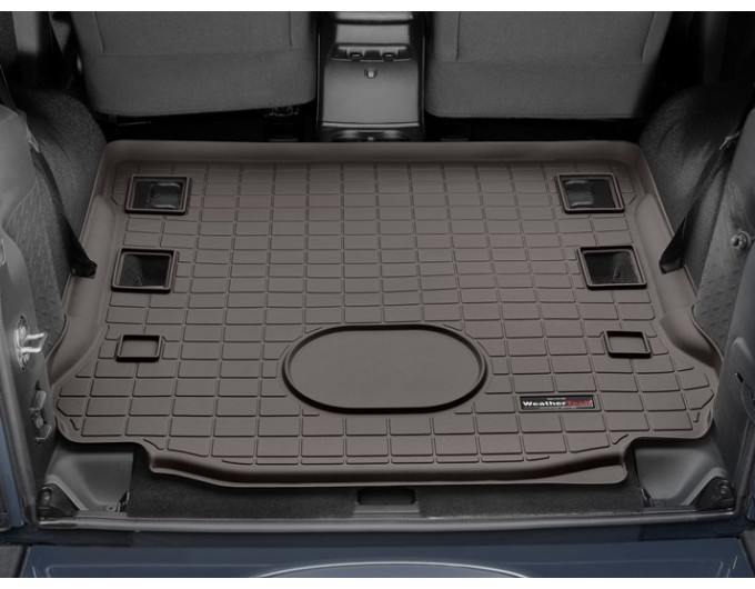 Коврик WeatherTech Choco для Jeep Wrangler (JK)(trunk behind 1 row) 2015-2018, цена: 6 625 грн.