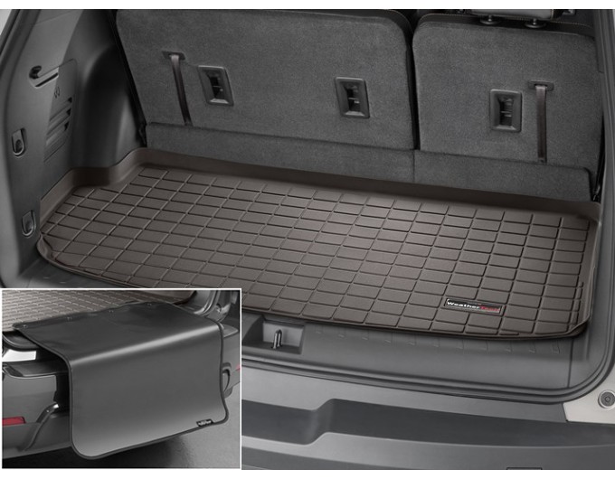 Коврик с защитой WeatherTech Choco для Chevrolet Traverse (mkII)(trunk behind 3 row) 2018→, цена: 11 853 грн.