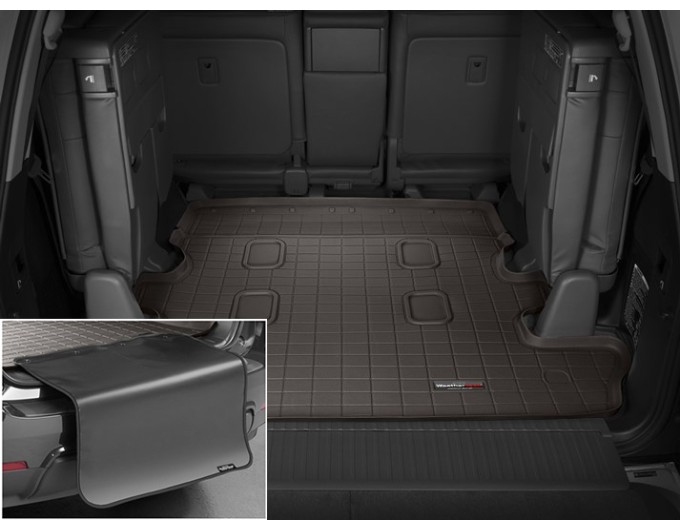 Коврик с защитой WeatherTech Choco для Toyota Land Cruiser (J200)(7 seats); Lexus LX (mkIII)(7 seats)(3 row not powered)(trunk behind 2 row) 2008→ (EU), цена: 13 012 грн.