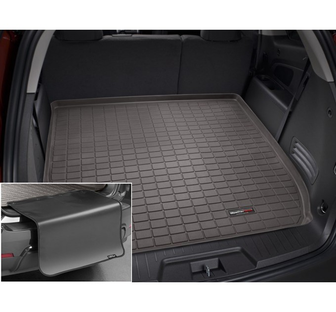 Килимок из захистом WeatherTech Choco для Chevrolet Traverse; Buick Enclave (mkI)(trunk behind 2 row) 2008-2017, ціна: 11 665 грн.
