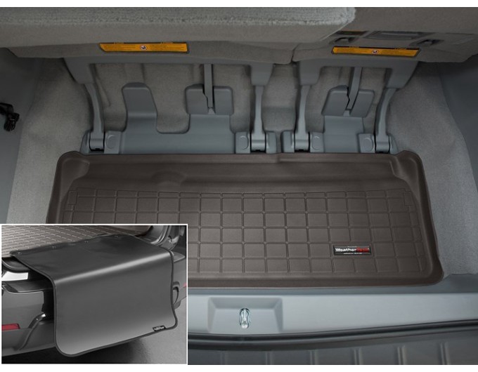 Коврик с защитой WeatherTech Choco для Toyota Sienna (mkIII)(trunk behind 3 rows) 2010-2020, цена: 11 284 грн.
