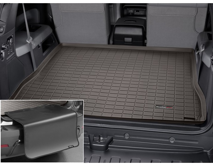 Коврик с защитой WeatherTech Choco для Toyota Sequoia (mkII)(trunk behind 2 row) 2007-2022, цена: 13 012 грн.