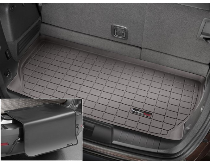 Килимок из захистом WeatherTech Choco для Chevrolet Traverse; Buick Enclave (mkI)(trunk behind 3 row) 2008-2017, ціна: 12 206 грн.