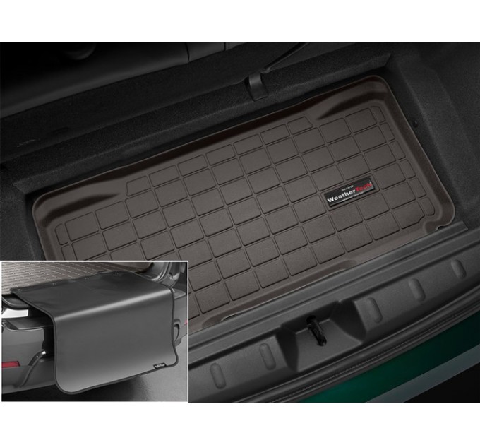 Килимок из захистом WeatherTech Choco для Mini Cooper (mkIII)(F56)(3 door hatch)(no cargo shelf)(trunk) 2013→, ціна: 9 625 грн.