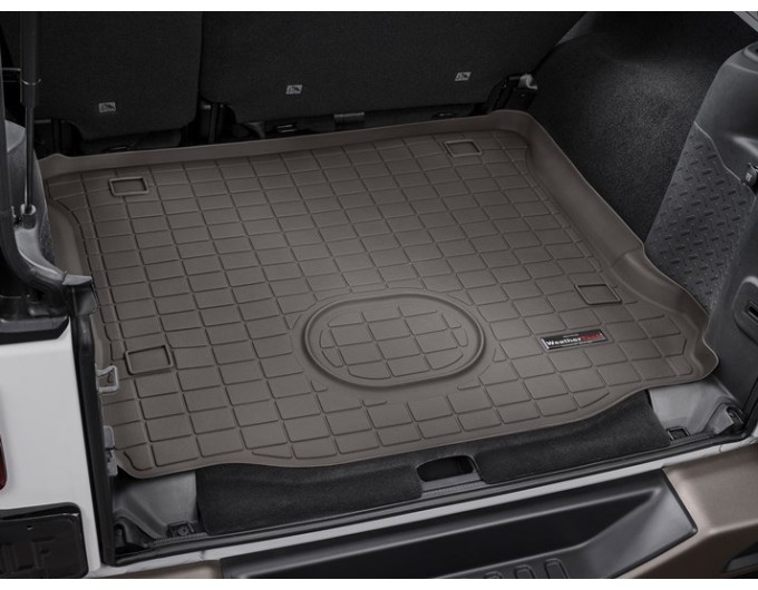 Коврик WeatherTech Choco для Jeep Wrangler (JK)(unlimited)(5 door)(trunk behind 2 row) 2015-2018, цена: 6 625 грн.