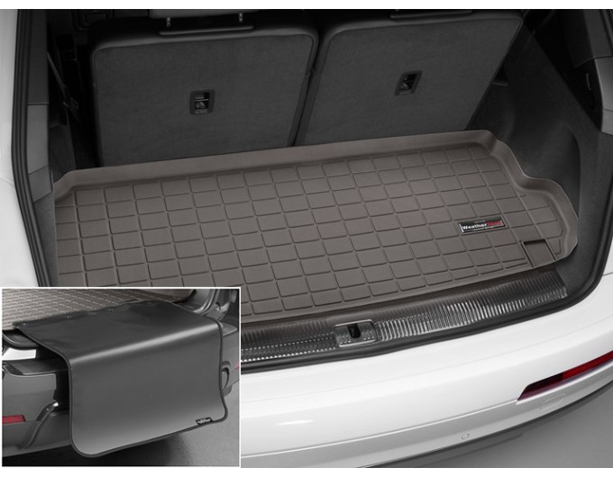 Коврик с защитой WeatherTech Choco для Audi Q7/SQ7 (mkII)(3 rows)(trunk behind 3 row) 2015→, цена: 11 853 грн.