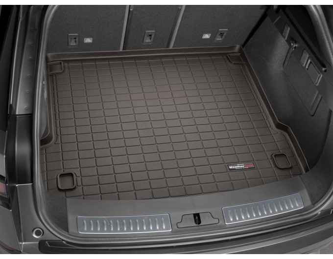 Коврик WeatherTech Choco для Land Rover Range Rover Velar; Jaguar F-Pace (mkI)(trunk behind 2 row) 2017-2020, цена: 7 290 грн.