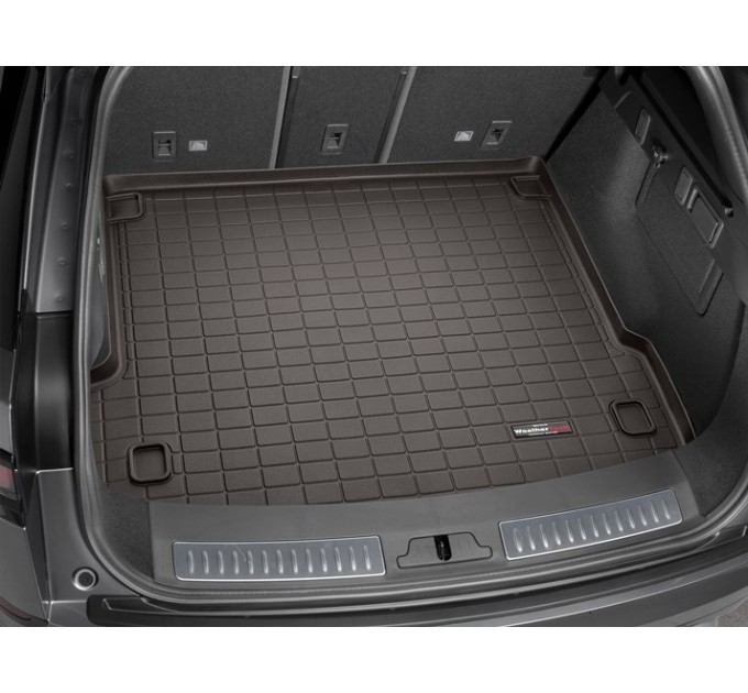 Коврик WeatherTech Choco для Land Rover Range Rover Velar; Jaguar F-Pace (mkI)(trunk behind 2 row) 2017-2020, цена: 6 839 грн.