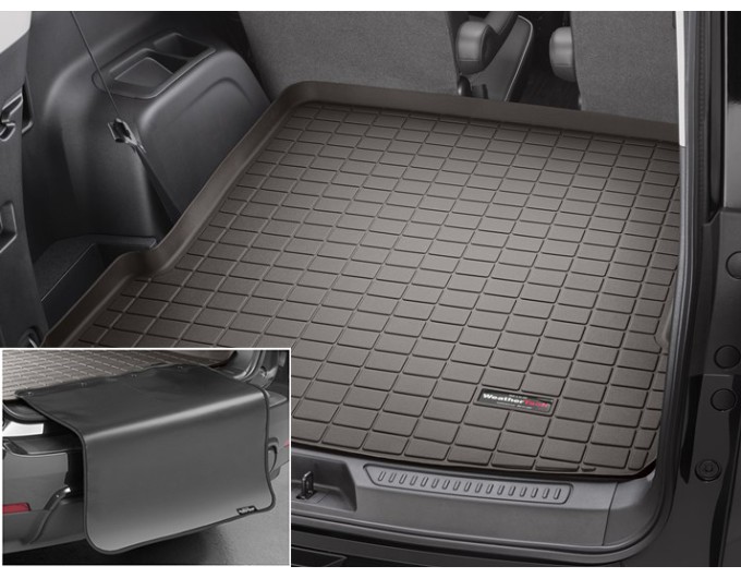 Коврик с защитой WeatherTech Choco для GMC Acadia (mkII)(3 rows)(not All-Terrain)(trunk behind 2 row) 2017→, цена: 12 432 грн.