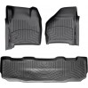 Коврики Weathertech Black для Ford Super Duty (double cab)(mkI)(no 4x4 shifter)(no console on 2 row)(no PTO kit) 1999-2007 automatic, ціна: 10 641 грн.