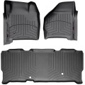 Коврики WeatherTech Black для Ford Super Duty (mkI)(extended cab)(no 4x4 shifter)(no PTO kit) 1999-2007 automatic, цена: 11 709 грн.