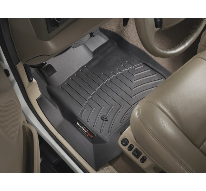 Коврики WeatherTech Black для Ford Super Duty (mkI)(extended cab)(no 4x4 shifter)(no PTO kit) 1999-2007 automatic, цена: 10 849 грн.