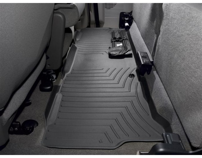 Коврики WeatherTech Black для Ford Super Duty (mkII)(extended cab)(no 4x4 shifter)(1 row - 1pc.) 2008-2010 automatic, цена: 13 480 грн.